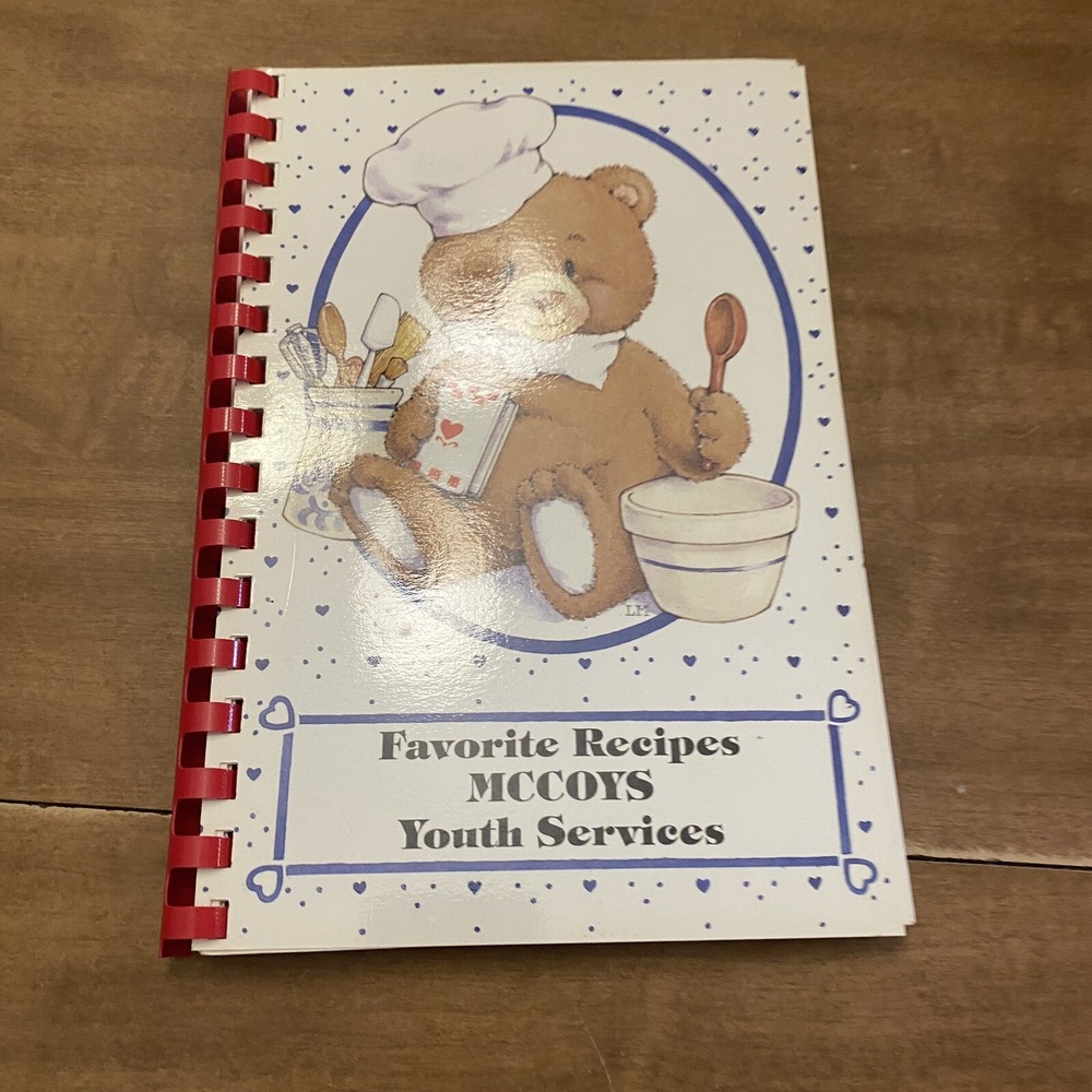 MCCOYS Muskogee Oklahoma Favorite Recipes Cookbook Vintage Comb Bound